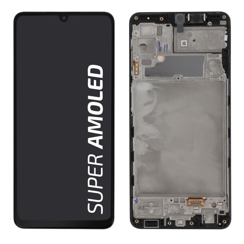 Ecran avec châssis Galaxy A22 4G - Origine reconditionné photo 2