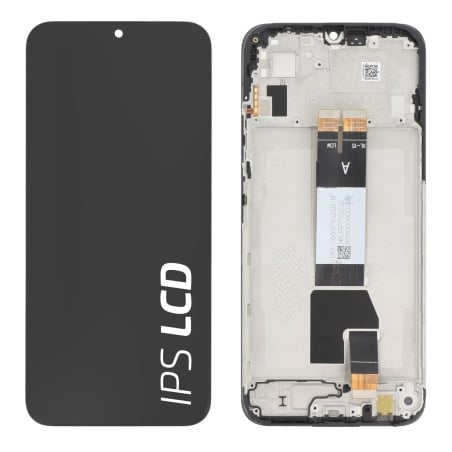 Ecran avec châssis Redmi 15C 5G - Origine reconditionné - Noir photo 2