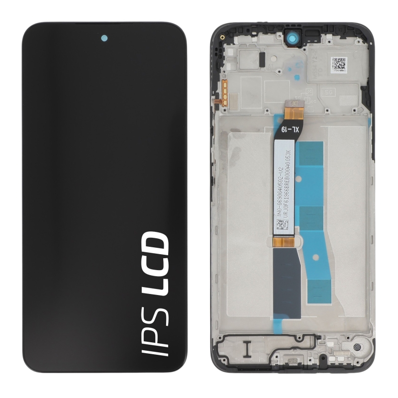 Ecran avec châssis Redmi 15 4G et Poco M7 4G - Origine Xiaomi - Noir photo 2