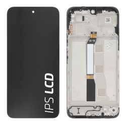 Ecran avec châssis Redmi 15 4G et Poco M7 4G - Origine reconditionné - Noir photo 2