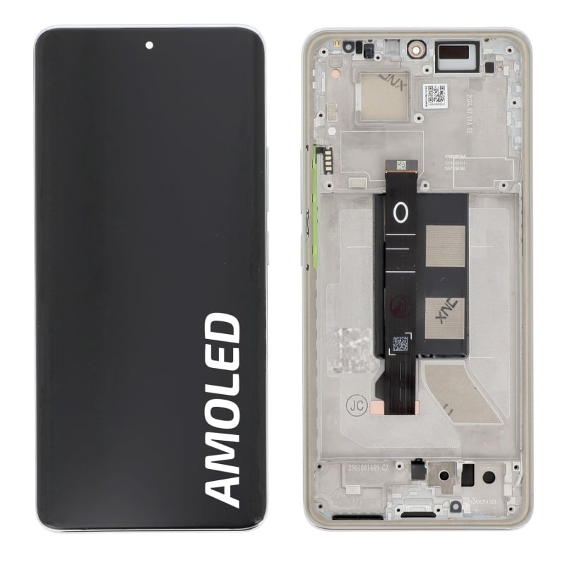 Ecran avec châssis Poco X7 - Origine reconditionné - Argent photo 2