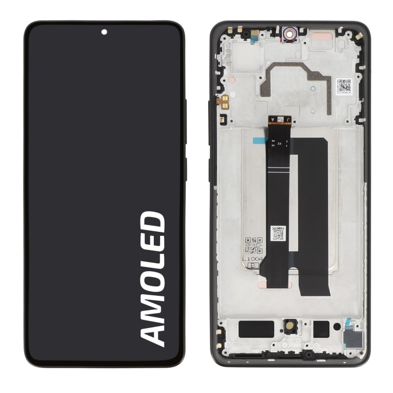 Ecran avec châssis Poco X6 Pro 5G - Origine Xiaomi - Noir photo 2