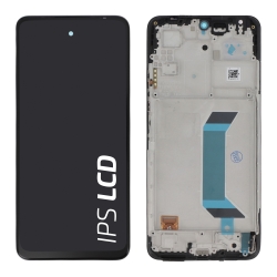 Ecran avec châssis Redmi Note 12 5G et Poco X5 5G - Origine reconditionné - Noir photo 2