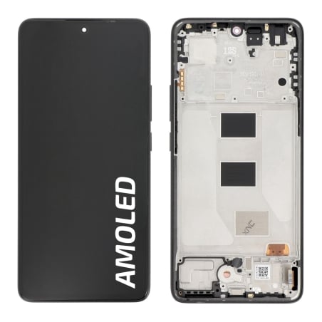 Ecran avec châssis Redmi Note 14 5G - Origine reconditionné - Noir photo 2