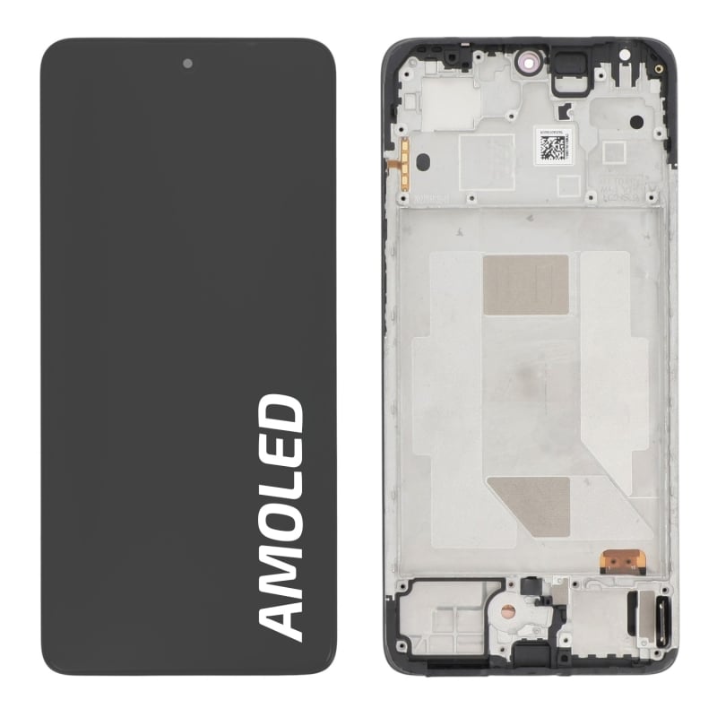 Ecran avec châssis Redmi Note 14 4G - Origine reconditionné - Noir photo 1