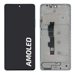 Bloc écran d\'origine avec châssis Bleu pour Xiaomi Redmi Note 13 5G photo 1