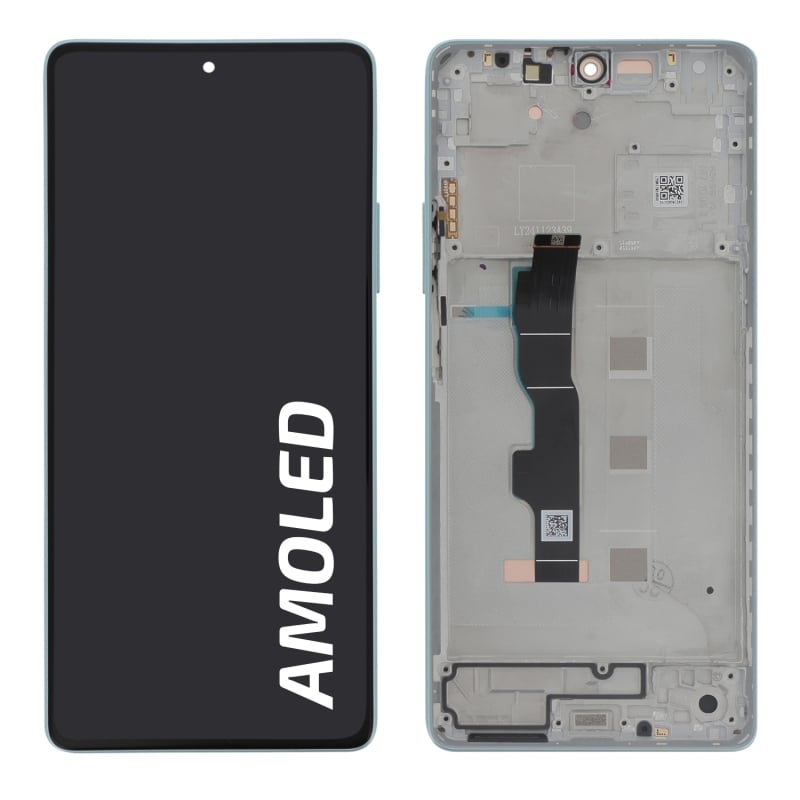 Bloc écran d\'origine avec châssis Bleu pour Xiaomi Redmi Note 13 5G photo 1