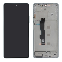 Bloc écran d\'origine avec châssis Bleu pour Xiaomi Redmi Note 13 5G photo 2