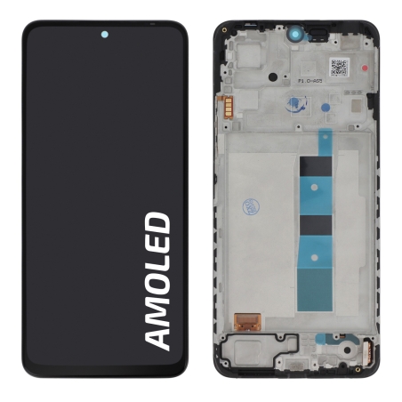 Ecran avec châssis Redmi Note 12 4G - Origine reconditionné - Noir photo 2