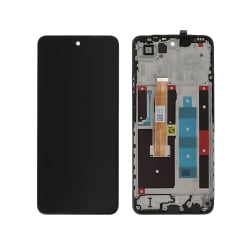 Ecran avec châssis Realme 14X 5G et C75 5G et P3 Lite 5G - Origine reconditionné - Noir photo 1