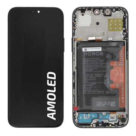 Ecran avec châssis Honor 200 Lite - Origine Honor - Noir photo 1