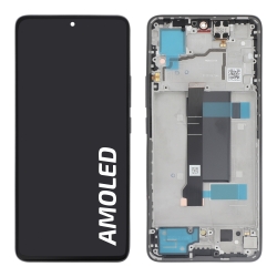 Ecran d\'origine Xiaomi avec châssis noir pour Xiaomi Poco X6 5G photo 2