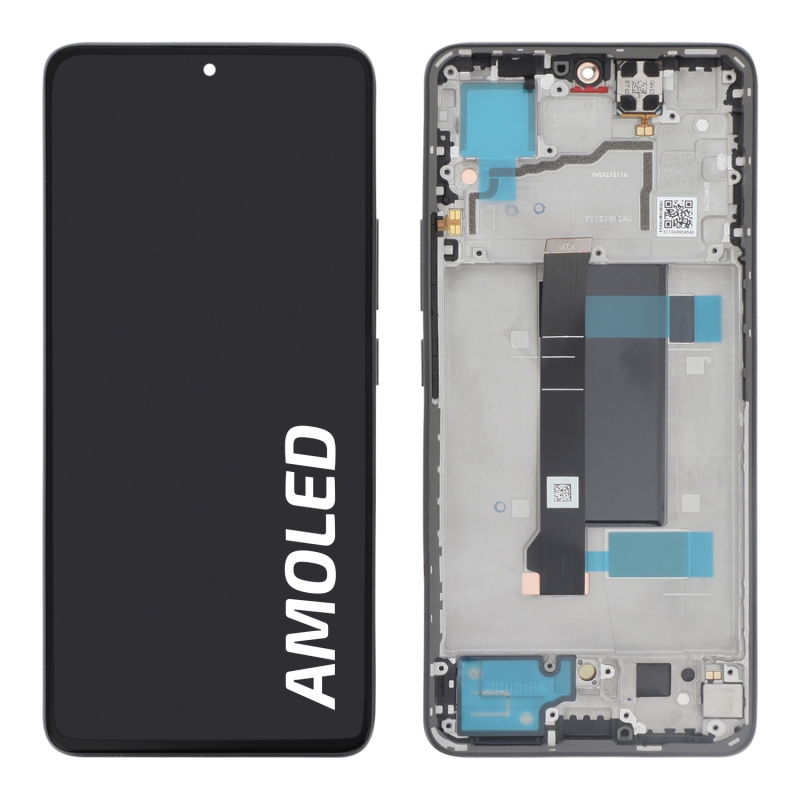 Ecran d\'origine Xiaomi avec châssis noir pour Xiaomi Poco X6 5G photo 2