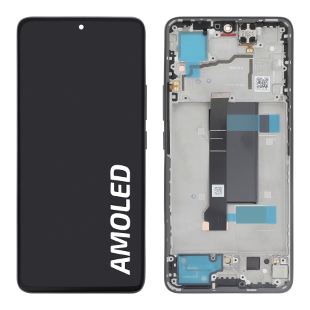 Ecran d\'origine Xiaomi avec châssis noir pour Xiaomi Poco X6 5G photo 2