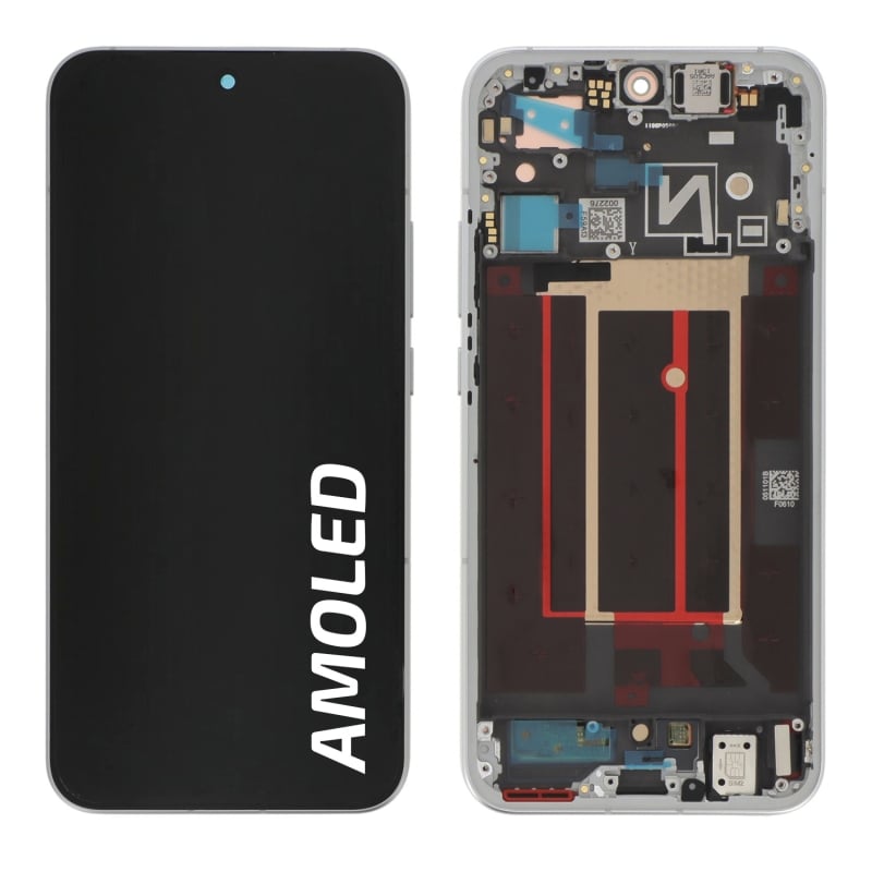 Ecran avec châssis Oppo Reno14 5G - Origine Oppo - Blanc photo 1