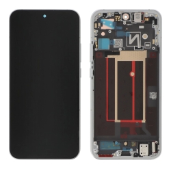 Ecran avec châssis Oppo Reno14 5G - Origine Oppo - Blanc photo 2