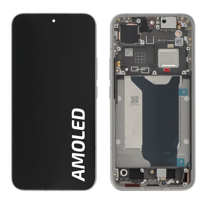 Ecran avec châssis Xiaomi 15T Pro - Origine Xiaomi - Gris titane photo 1