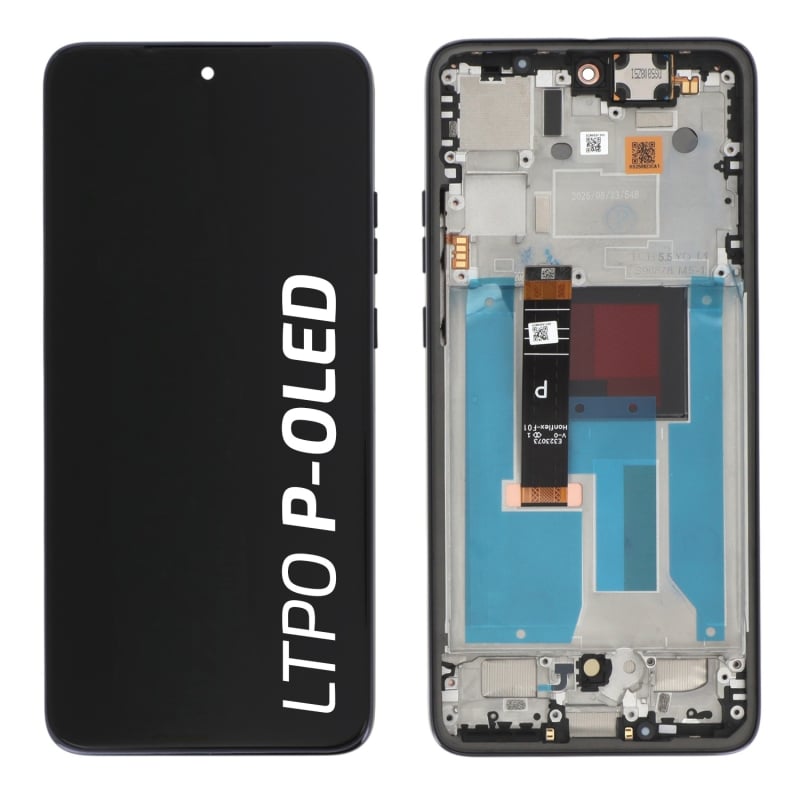 Ecran avec châssis Motorola Edge 60 Neo - Origine Motorola - Gris photo 1