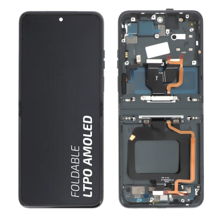 Ecran avec châssis Motorola Razr 40 - Origine reconditionné - Noir photo 1