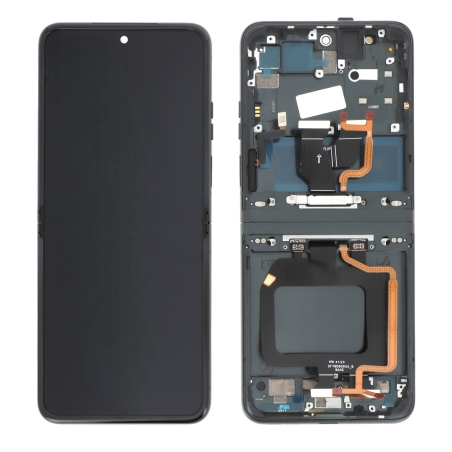 Ecran avec châssis Motorola Razr 40 - Origine reconditionné - Noir photo 2