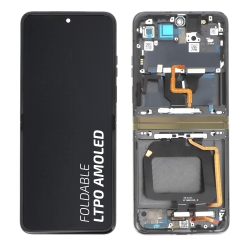 Ecran avec châssis Motorola Razr 40 Ultra - Origine reconditionné - Noir photo 1