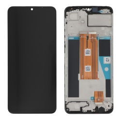 Ecran avec châssis Realme C61 - Origine reconditionné - Noir photo 2