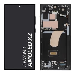 Ecran avec châssis Galaxy S23 Ultra - Origine Samsung - Gris photo 1