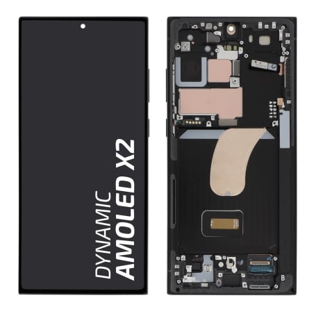 Ecran avec châssis Galaxy S23 Ultra - Origine Samsung - Gris photo 1