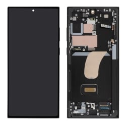 Ecran avec châssis Galaxy S23 Ultra - Origine Samsung - Gris photo 2