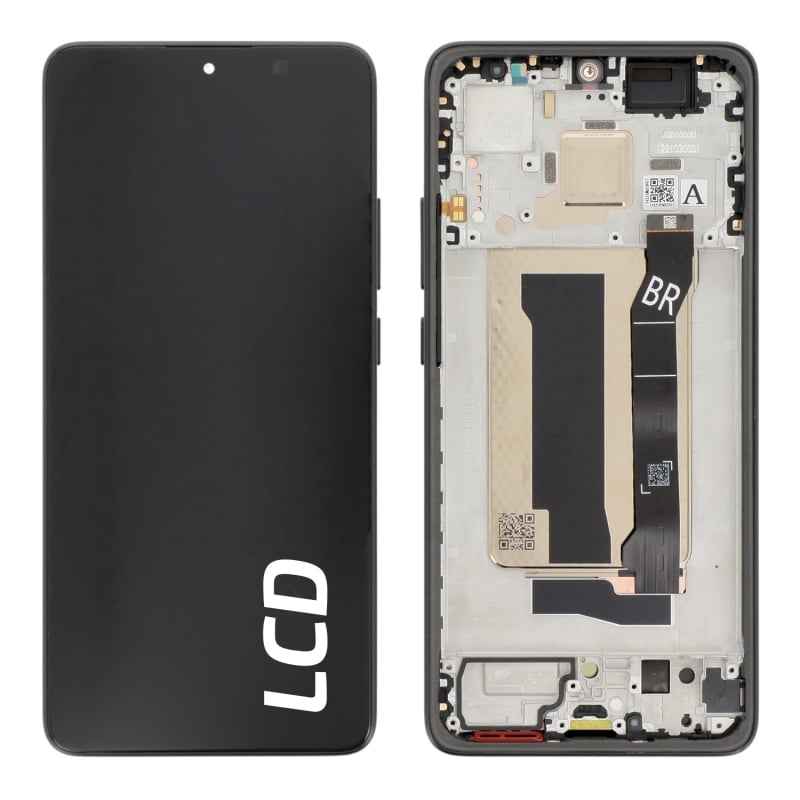 Ecran avec châssis Poco X7 Pro - Origine reconditionné - Noir photo 2