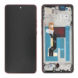 Ecran avec châssis Motorola G86 - Origine Motorola - Rouge