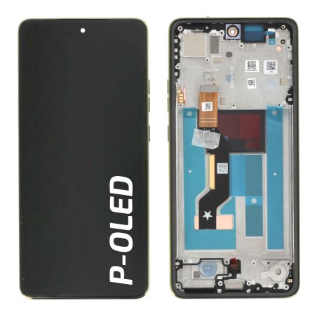 Ecran avec châssis Motorola G86 - Origine Motorola - Gold