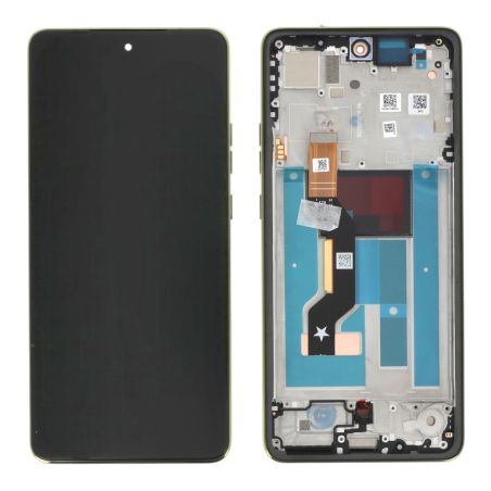 Ecran avec châssis Motorola G86 - Origine Motorola - Gold