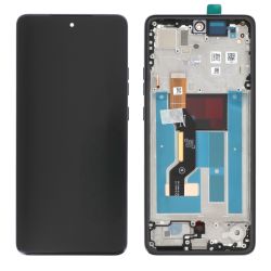 Ecran avec châssis Motorola G86 - Origine Motorola -  Noir
