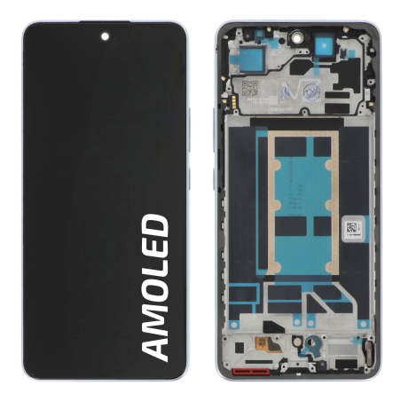 Ecran avec châssis Reno13 FS et Reno13 F - Origine reconditionné - Bleu Saphir photo 1