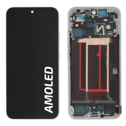 Ecran avec châssis Oppo Reno14 - Origine reconditionné - Blanc photo 1