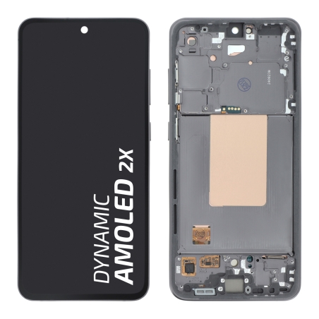 Ecran avec châssis Galaxy S24 FE - Origine reconditionné - Noir photo 1