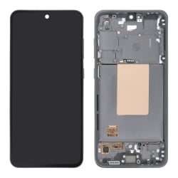 Ecran avec châssis Galaxy S24 FE - Origine reconditionné - Noir photo 2