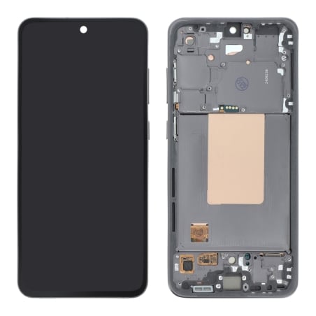 Ecran avec châssis Galaxy S24 FE - Origine reconditionné - Noir photo 2