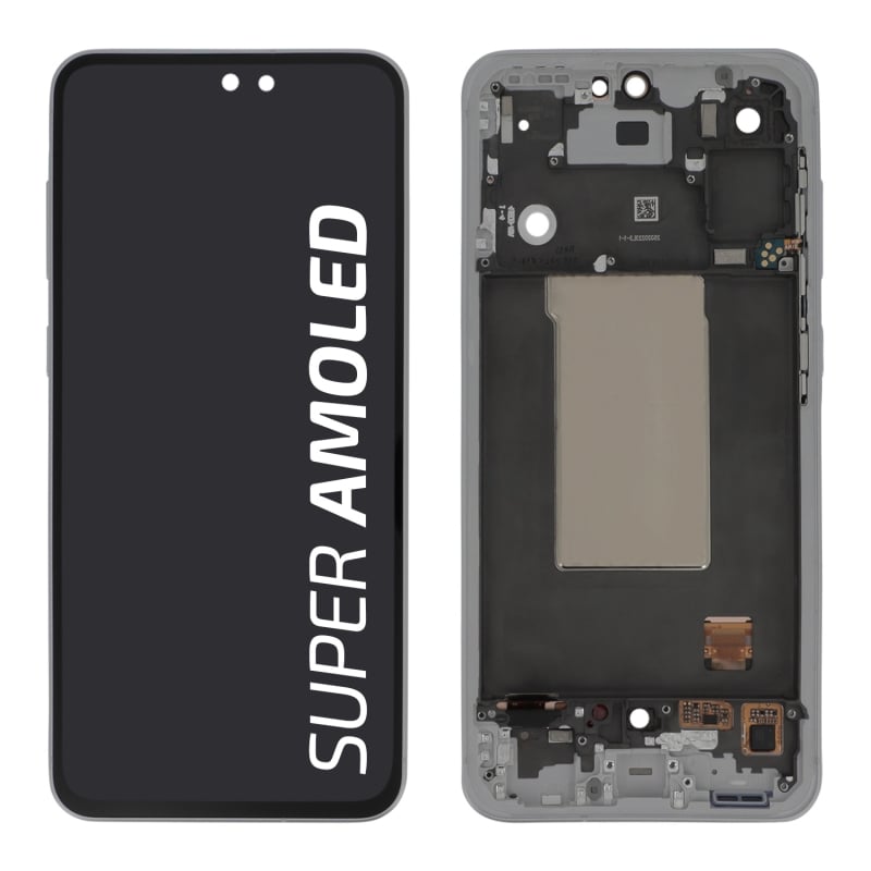 Ecran avec châssis Galaxy A56 - Origine Samsung - Gris