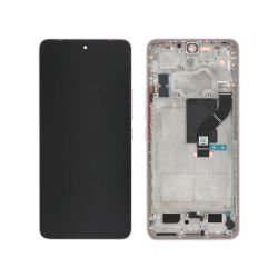 Ecran avec châssis Xiaomi 12 Lite - Origine reconditionné - Rose