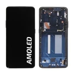 Bloc écran pré-monté sur châssis pour OnePlus 7 Pro - Nebula Blue photo 1