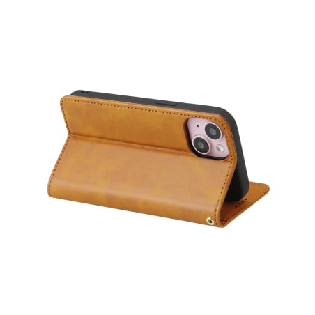 Etui portefeuille à clapet Marron pour iPhone X, iPhone XS photo 3