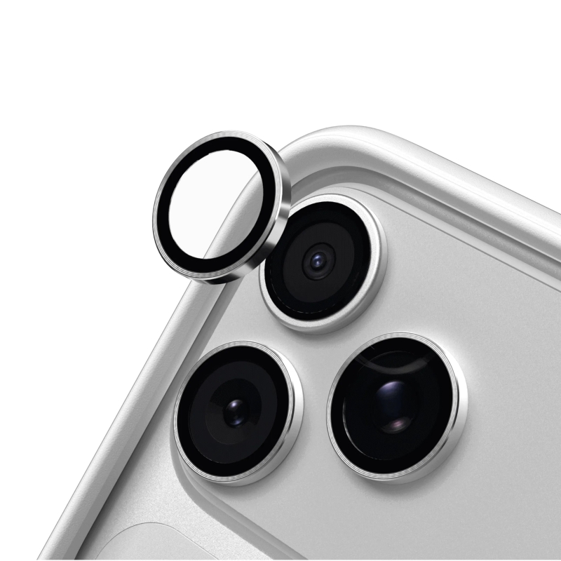 Verre trempé de lentilles iPhone 17 Pro et Pro Max - Argent - Rhinoshield photo 1