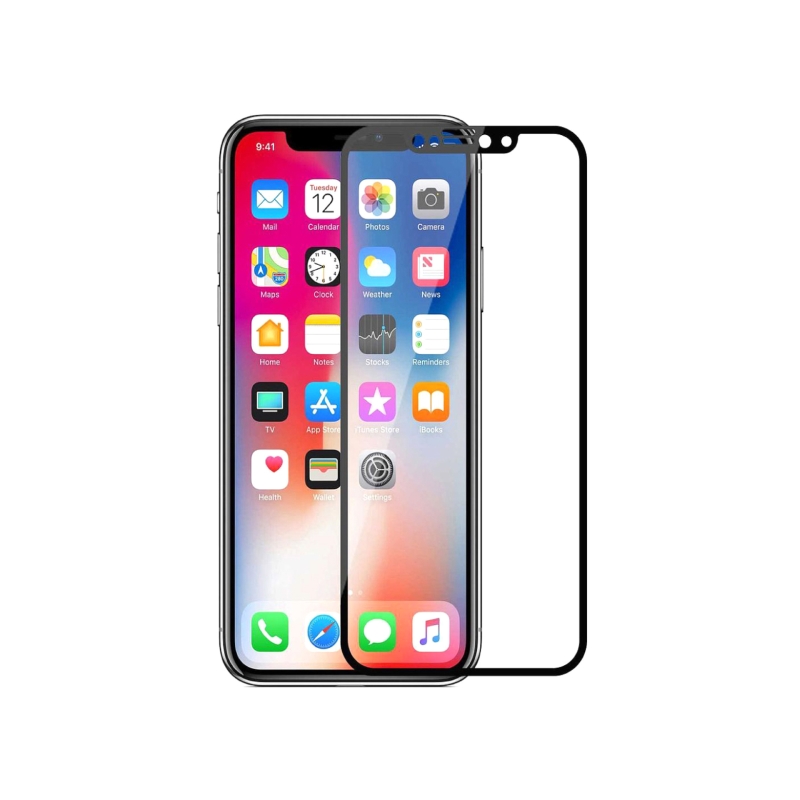 Verre trempé full cover Xiaomi 15 - Avec bordure noire photo 1