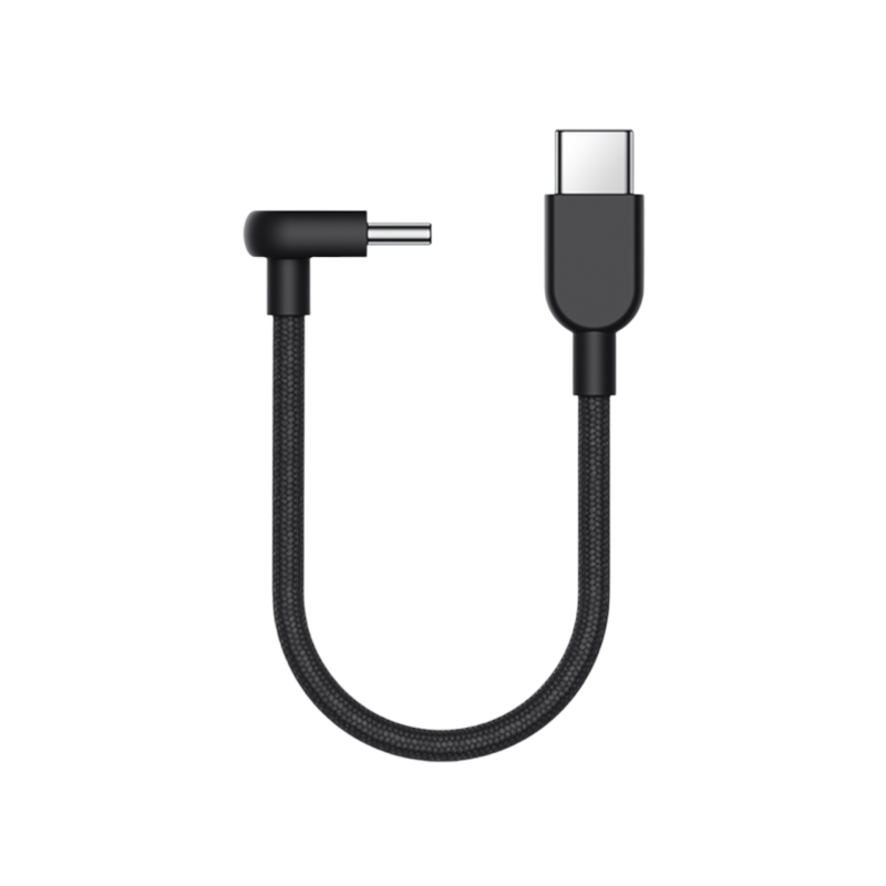 Câble USB-C vers USB-C tressé coudé pour appareils USB-C - Gris foncé - Xiaomi photo 1