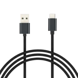 Câble tressé Xiaomi USB-A vers USB-C pour appareils USB-C - Noir photo 1