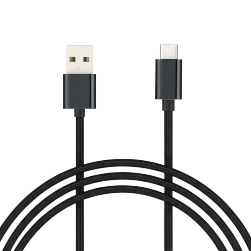 Câble tressé Xiaomi USB-A vers USB-C pour appareils USB-C - Noir photo 1