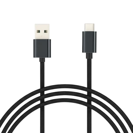 Câble tressé Xiaomi USB-A vers USB-C pour appareils USB-C - Noir photo 1