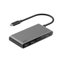 Hub USB-C 5-en-1 - Gris sidéral - Belkin photo 1